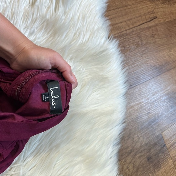 LULU’S Air Of Romance Burgundy Maxi Dress - Picture 5 of 5